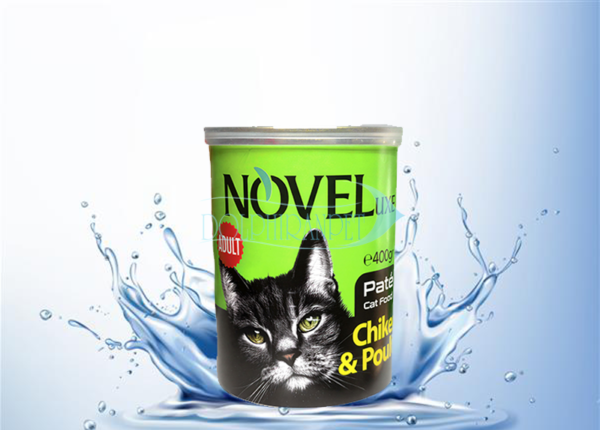 کنسرو غذای گربه  – پته مرغ و طیور نوولوکس (NOVELuxe)