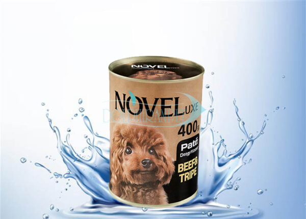 کنسرو غذای سگ -  پته گوشت و سیرابی نوولوکس (NOVELuxe)